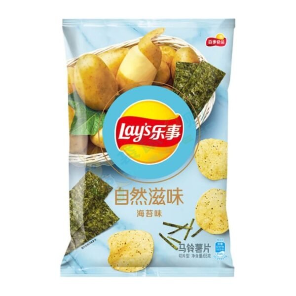 乐事 自然滋味薯片【海苔味】65g