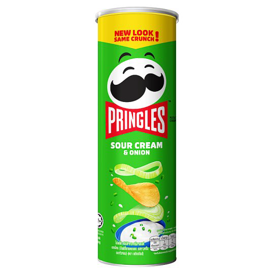 PRINGLES SOUR CREAM AND ONION 102G
