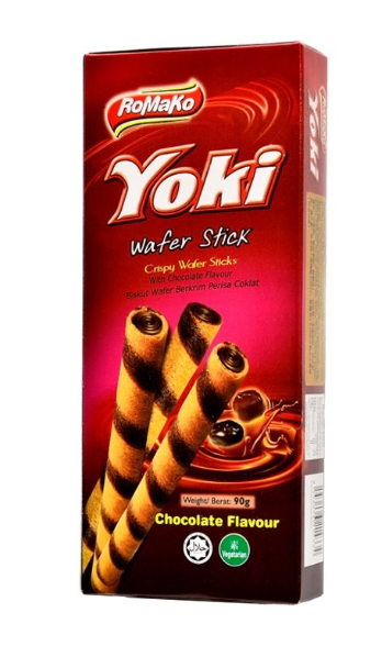 ROMAKO Yoki Wafer Stick 90g - Chocolate